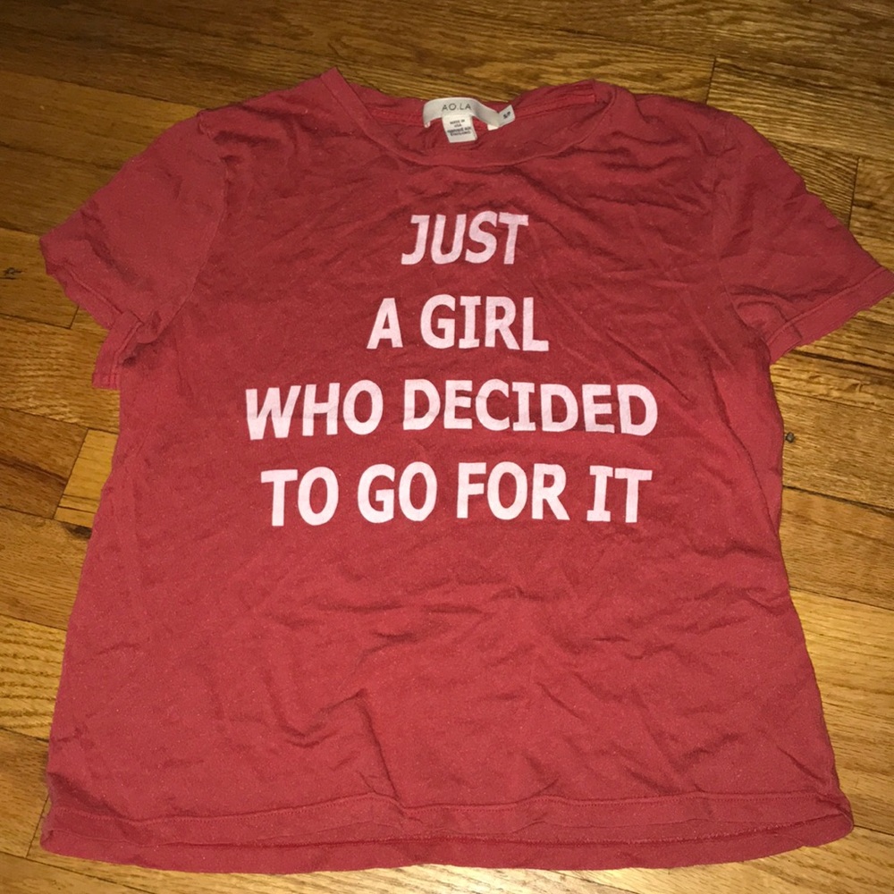 Alice and Olivia “AOLA” tee